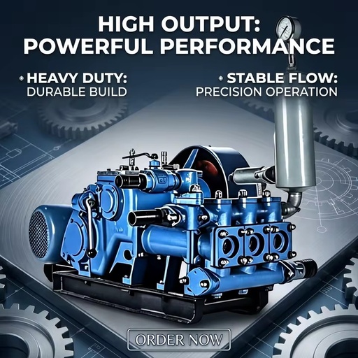 BW250 Heavy Duty Oilfield Mud Pump High Efficiency Slurry Pump for Petroleum Drilling