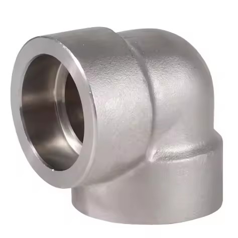 ASME B16.11 SS316 6000lbs Forged Pipe Fittings SW 90 Degree LR Socket Weld Elbow