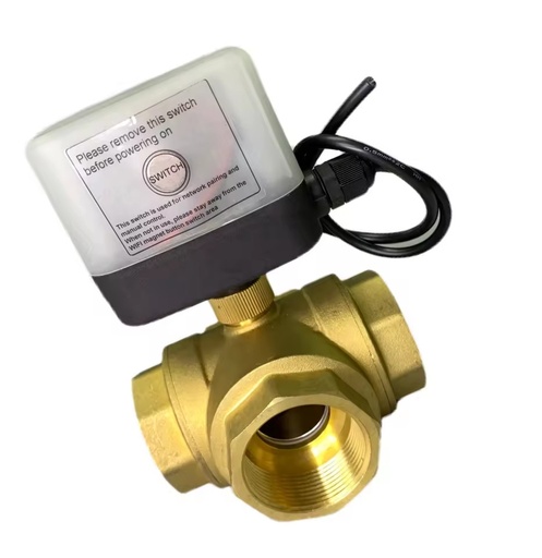 3/4 Inch Brass Electric Ball Valve DN20 2-Way for Central Air Conditioning System Water OEM FA LUO KAN