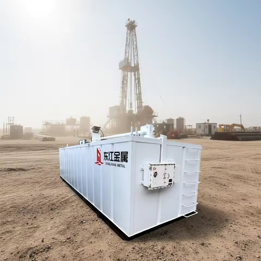 ISO-Certified Steel Drilling Mud Tank 380V/220V Compatibility-Pneumatic Union Connection for Oilfield Drilling Rig