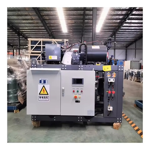 250HP Industrial Screw Compressor Rack Condensing Unit Meat Cold Storage Refrigeration System for Large Scale Cold Storage