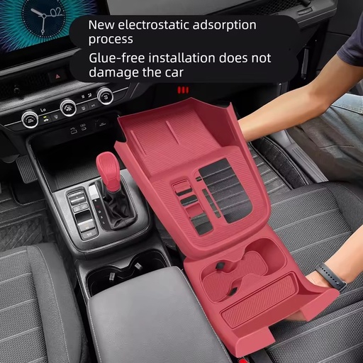 Wholesale Prices Center Console Red Silicone Mat Car Interior Upgrade Interior Accessories for 2023 honda Crv