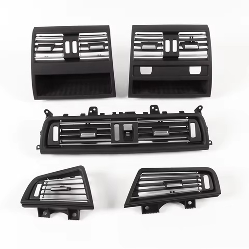 LHD Front Central Left Right Rear AC Conditioner Chromed Air Vent Grille Outlet Panel for BMW 5 Series F10 F11 2010-2017