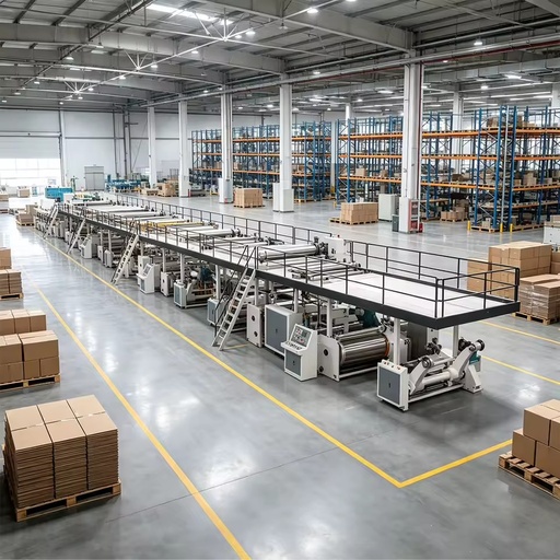 High Speed 3 5 7 Layer Corrugated Cardboard Production Line Automatic Corrugator Machine Paperboard Making Equipment