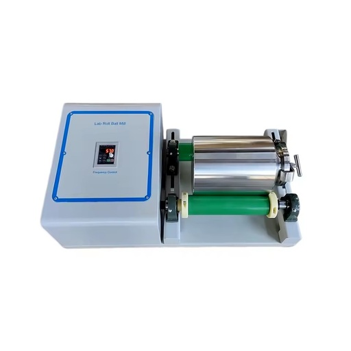 Small Laboratory Roll Ball Mill 35Kg Capacity Roller Stainless Steel Jar Grinding Mill for Mining Laboratory Sample Processing