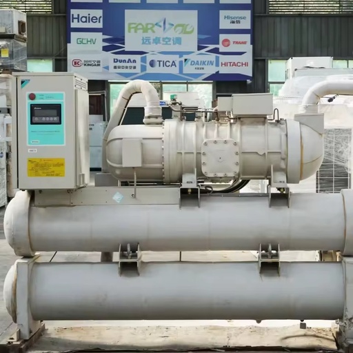 Second Hand Commercial HVAC Water Source Heat Pump 175KW Industrial Central Air Conditioning Cooling Unit Unit