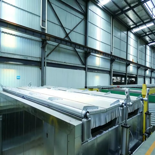 Aluminum Profile Automatic Anodizing Production Line Complete Surface Treatment Plant