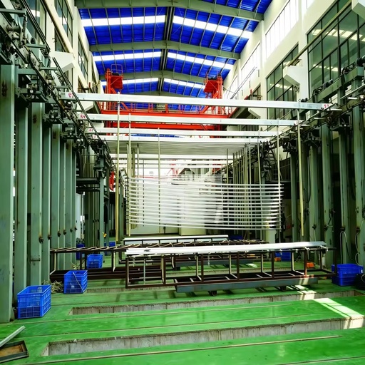 Complete Aluminum Profile Anodizing Production Line Automatic Surface Treatment Equipment