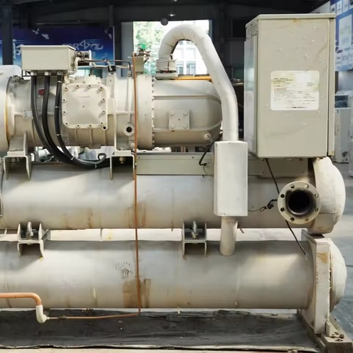 Used Industrial Water Source Heat Pump Chiller 175KW Cooling 190KW Heating Commercial HVAC Building System Unit