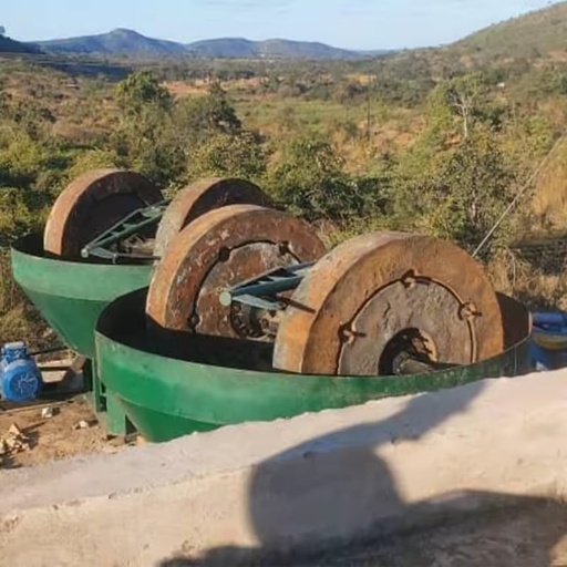 High Quality Gold Ore Mining Wet Pan Mill for Sale, Beneficiation Machinery Production Line Wet Pan Mill Price