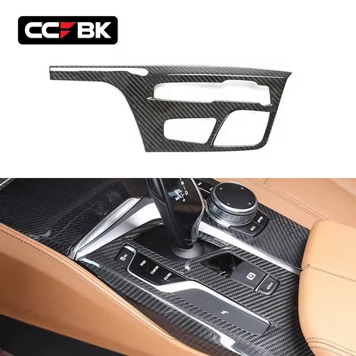 For BMW G30 520i 530i 540i 550i F90 M5 Competition 2017-2020 Dry Carbon Fiber LHD Interior Trims Central Control Panel Cover