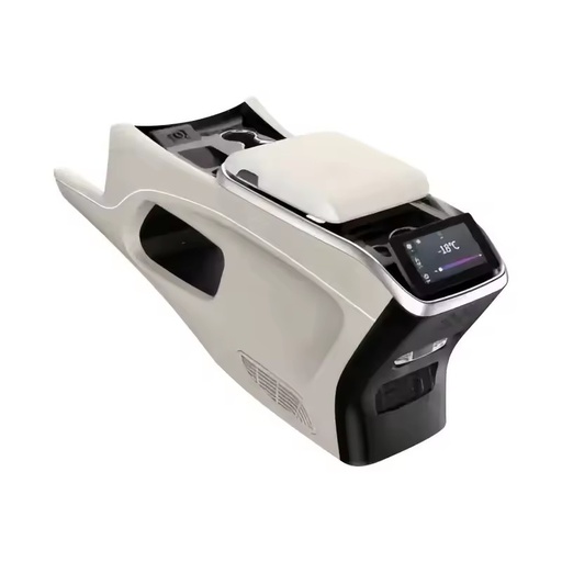 Mercedes-Benz New Vito V260 Leather Armrest Box with LED Touch Screen Central Control Refrigerator for Cold and Warm Cups