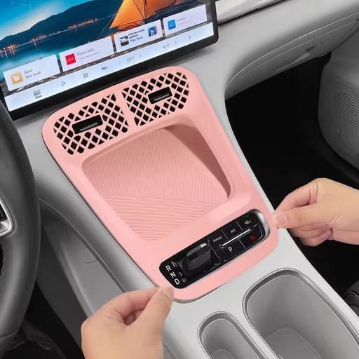 Wholesale Central Console Protective Cover Silicone Pad Wireless Charging Mat Cup Holder for 2026 Geely Ex2 Interior Accessories