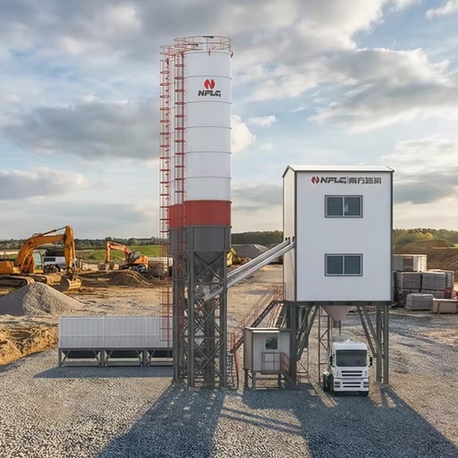 Factory Customized Mixing Plant Machine Central Stationary Cement Concrete Batching Plant for Large Scale Projects