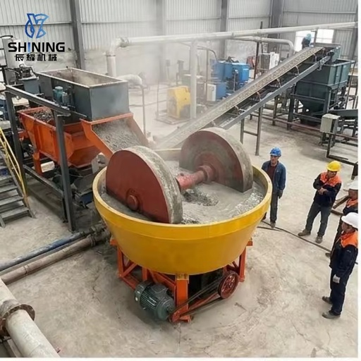 Heavy Duty Gold Grinding Machine Wet Pan Mill 1200 for Sale with Professional Technical Support for Global Mining