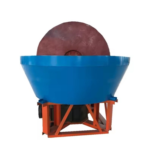 Gold Ore 1400 Wet Pan Mill Double-Wheel Gold Ore Grinding Machine Cheap Gravity Concentrator Motor Bearing Core for Sale