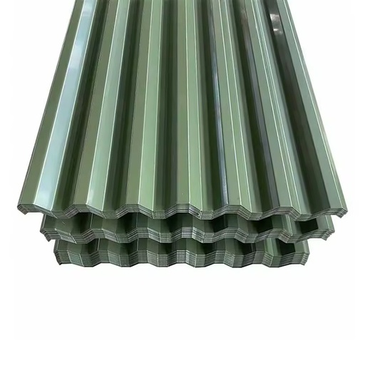 High Quality 0.12mm Red Prepainted Galvanized Ppgi Corrugated Steel Roofing Sheets for Construction
