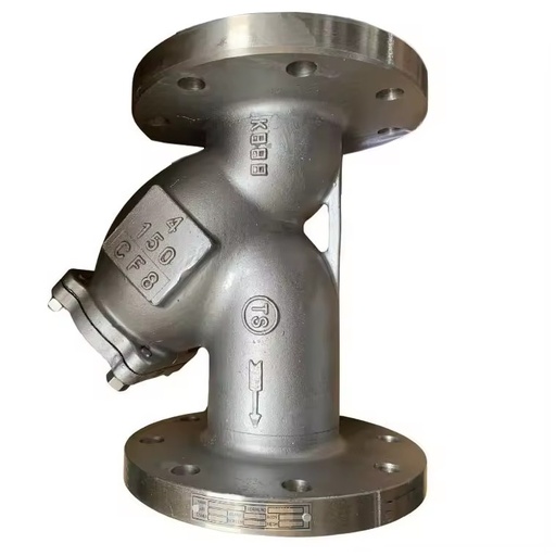 Y-STRAINER BODY: SS 316 STRAINER: SS 316 PERFORATED TRIM PTFE WITH ETFE FILTER WEB 40 ME DN50 B.1BAR