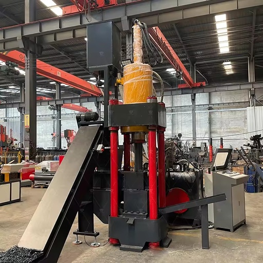 160 Multifunctional Vertical Briquette Machine for Brass/Copper/Aluminum Processing 24kW 7500kg