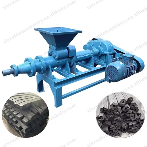 Fruit Husks Weeds Mini Biomass Briquette Piston Press Machine Charcoal Sticks Briquette Extruder Machine