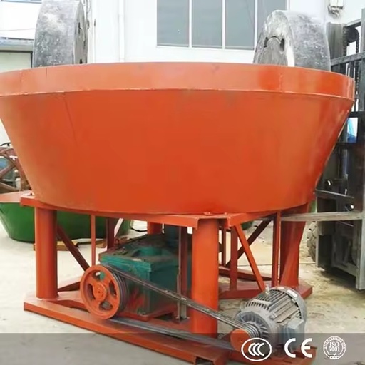 Equipment Small Scale Mining Machinery Gravel Milling Gold Ore Grinding Wet Pan Mill