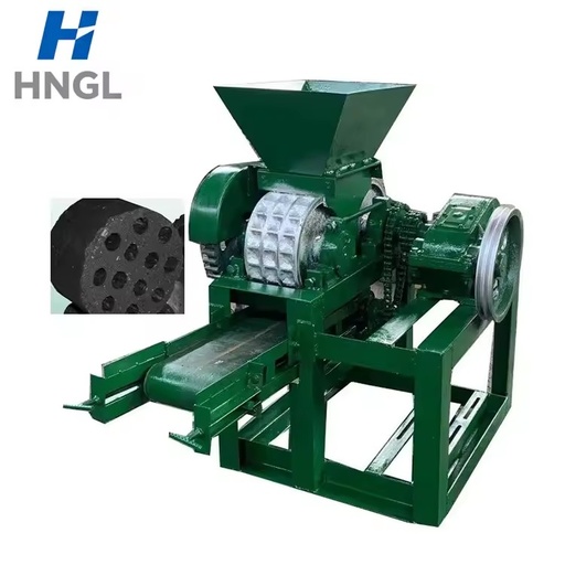 Professional Charcoal Briquette Press Machine with Customizable Roller Molds