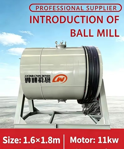 Mining Lab Ball Mill Small Scale Grinding Ball Mill for Dolomite Potassium Gold Ore Milling 0.5- 1 T/h Capacity