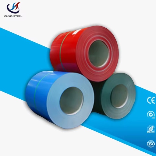 0.35mm PPGI Color Coated Galvanized Steel Coil for Roofing & Building Materials Bending & Cutting Applications ASTM Standard