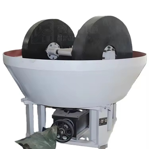 Mining Grinding Machine, Gold Selection and Gold Mining Equipment, Slag High Manganese Steel Crushing Double Wheel Wet Mill