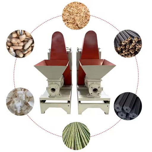 Charcoal Processing Plant Full Line Charcoal Rods Briquette Making Biomass Briquette Machines with Motor Core Component
