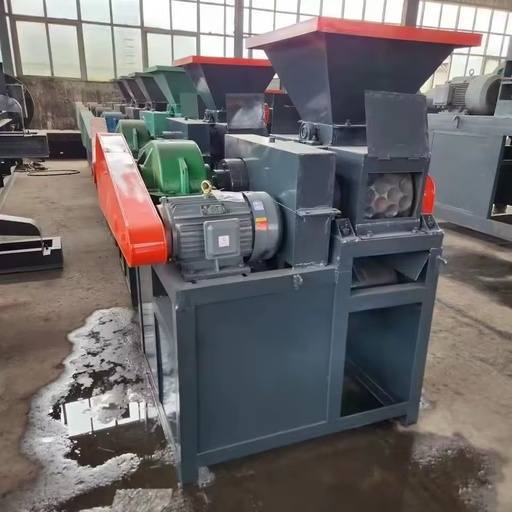 Complete Coal Briquette Production Line, Double Roller Briquette Main Machine, Integrated Conveyor Discharge Mining Equipment