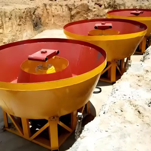 High Quality Gravel Rock Ore Mining Equipment Wet Pan Mill Grinding Gold Machine