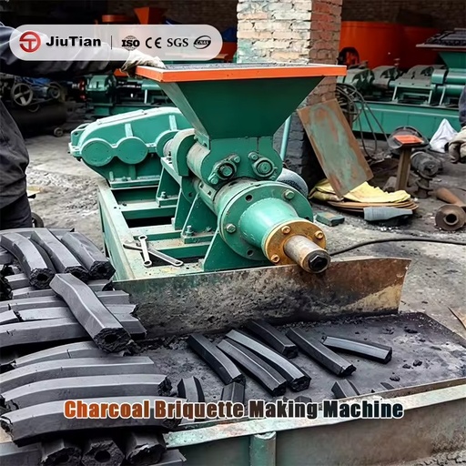 Industrial Biochar Briquette Machine for Agricultural Waste Recycling and Biomass Fuel Production