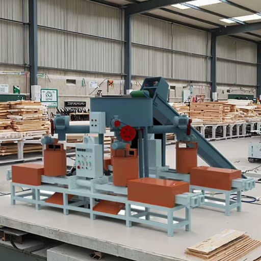 Save Costs Automatic Dual-Use Technology One Machine for Wood Pallet Sawdust Block/Briquette Production