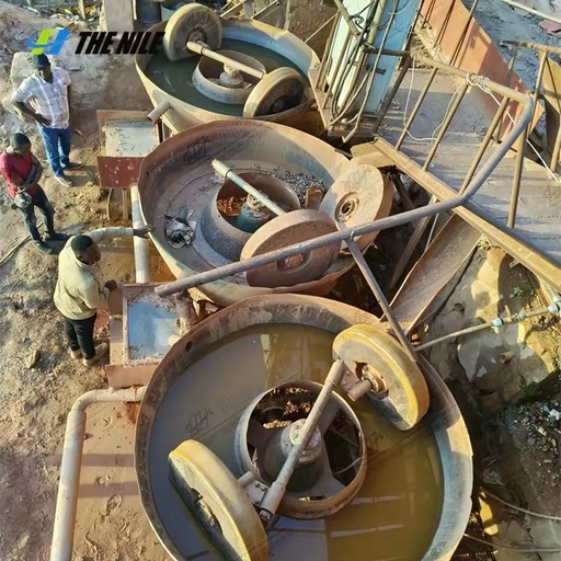 Small Gold Mining Equipment Mill Wheel Grinding Machine Double Wheel Grind Mill