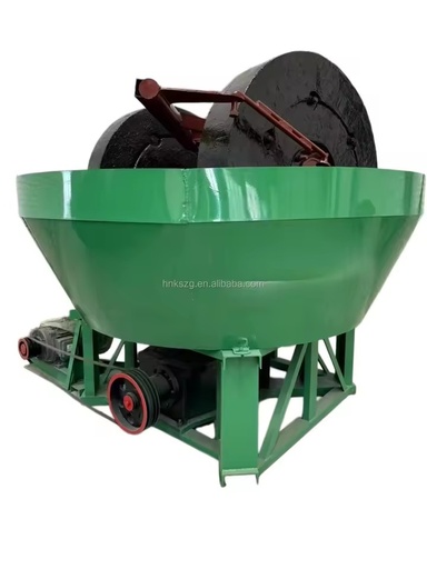 Factory Wholesale Gold Mining Equipment Gold Ore Grinding Grinder Mill Machine Wet Pan Mill With High Quality