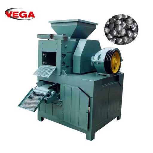 High Speed Charcoal Briquette Making & Press Machine with Motor 500kg/h Capacity PLC+Touch Screen Control
