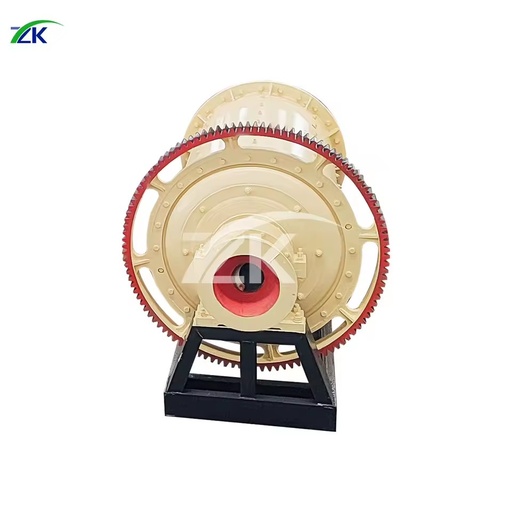 ZK Small Gold Mine Ball Mill AC Motor High Capacity 1-150t/h Wet & Dry Horizontal
