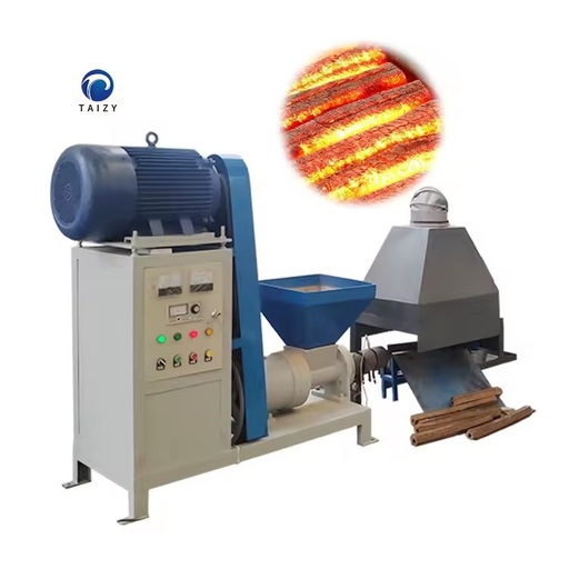 Manure Straw Wood Briquette Press Machine Biomass Sawdust Briquette Making Machine