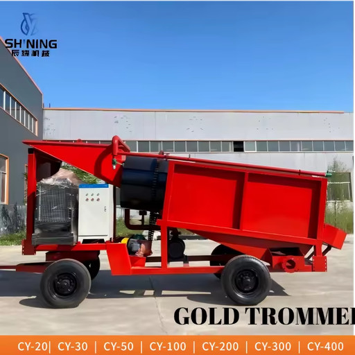 CY-50TPH Gold Mining Mill Machine for Small Miners Easy to Use Low Cost High Gold Recovery Gold Trommel for Sale