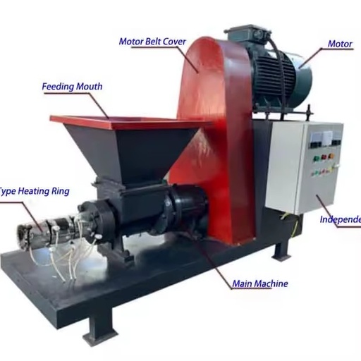 Small Coal Biomass Wood Press Charcoal Briquette Making Machine