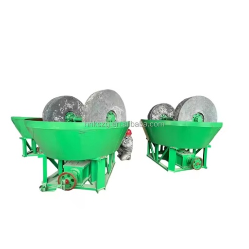 Best Selling Wet Pan Mill Model 900 1000 Gold Ore Extraction Grinding Wet Pan Mills