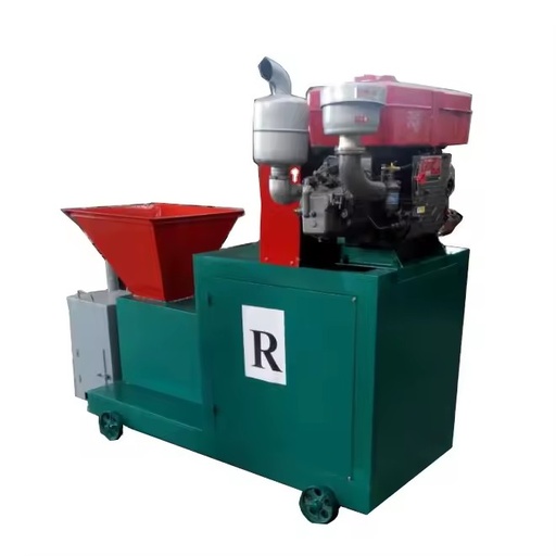 diesel Engine Wood Waste Sawdust Straw Biomass Fuel Briquette Press Making Machine