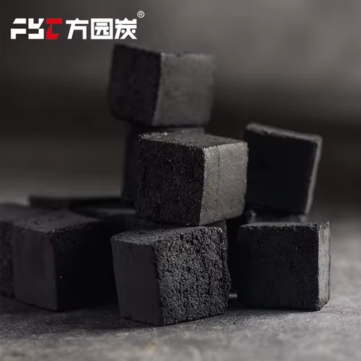 Square Cube Hookah Charcoal Pure Coconut Shell Shisha Briquettes Machine-Made Low Ash Long Burning High Temperature