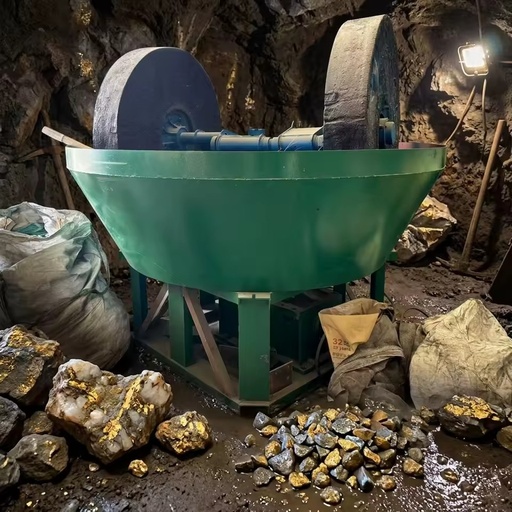 Heavy Duty 1200 Wet Pan Mill with 4.5t Roller Weight | High Recovery Gold Grinding Miller for Small Scale Mining | 1-3t/h