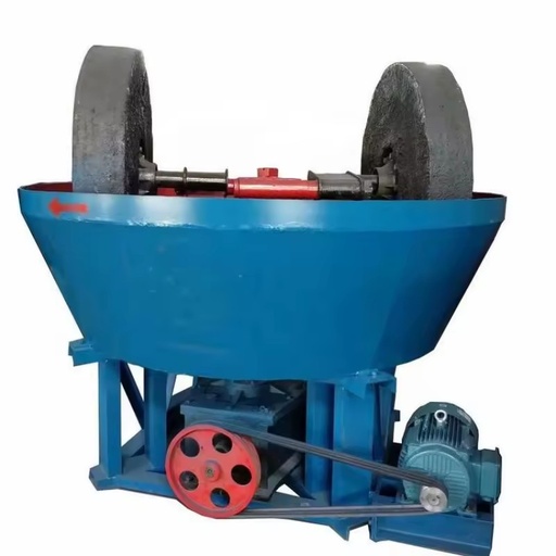 YueFeng Gold Mining Equipment Wet Pan Mill Round Mill High Efficiency Low Cost Motor Grinding Mill