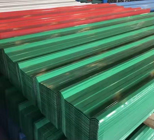 Color coated Galvanized Corrugated Steel Roofing Sheet Trapezoid PPGI Roofing Sheet