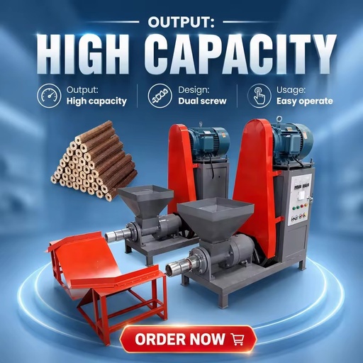 Factory Direct Price Small Biomass Briquette Machine Multi-functional Sawdust Briquette Forming Machine Home/Farm Use