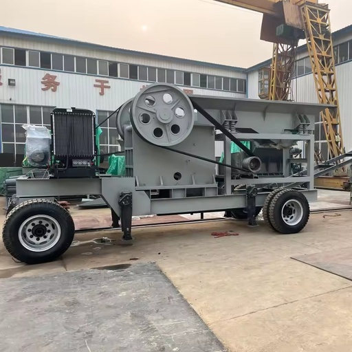 Portable Industrial Jaw Hammer Mill