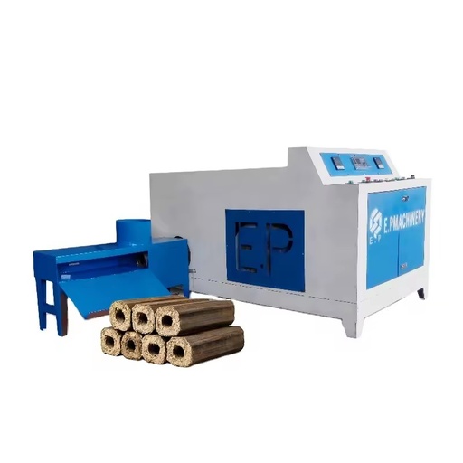 Biomass Fuel Briquettes Extruder / Automatic Sawdust Briquetting Press Briquette Machine for Sale
